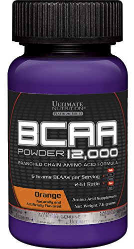 Ultimate Nutrition Flavored BCAA 12 000mg Branched Chain Amino Acid Supplement Powder Orange Single Serving