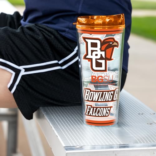 Image of Rico Industries NCAA College Double Wall Mayhem 16oz Or 20oz Tritan Tumbler W Lid