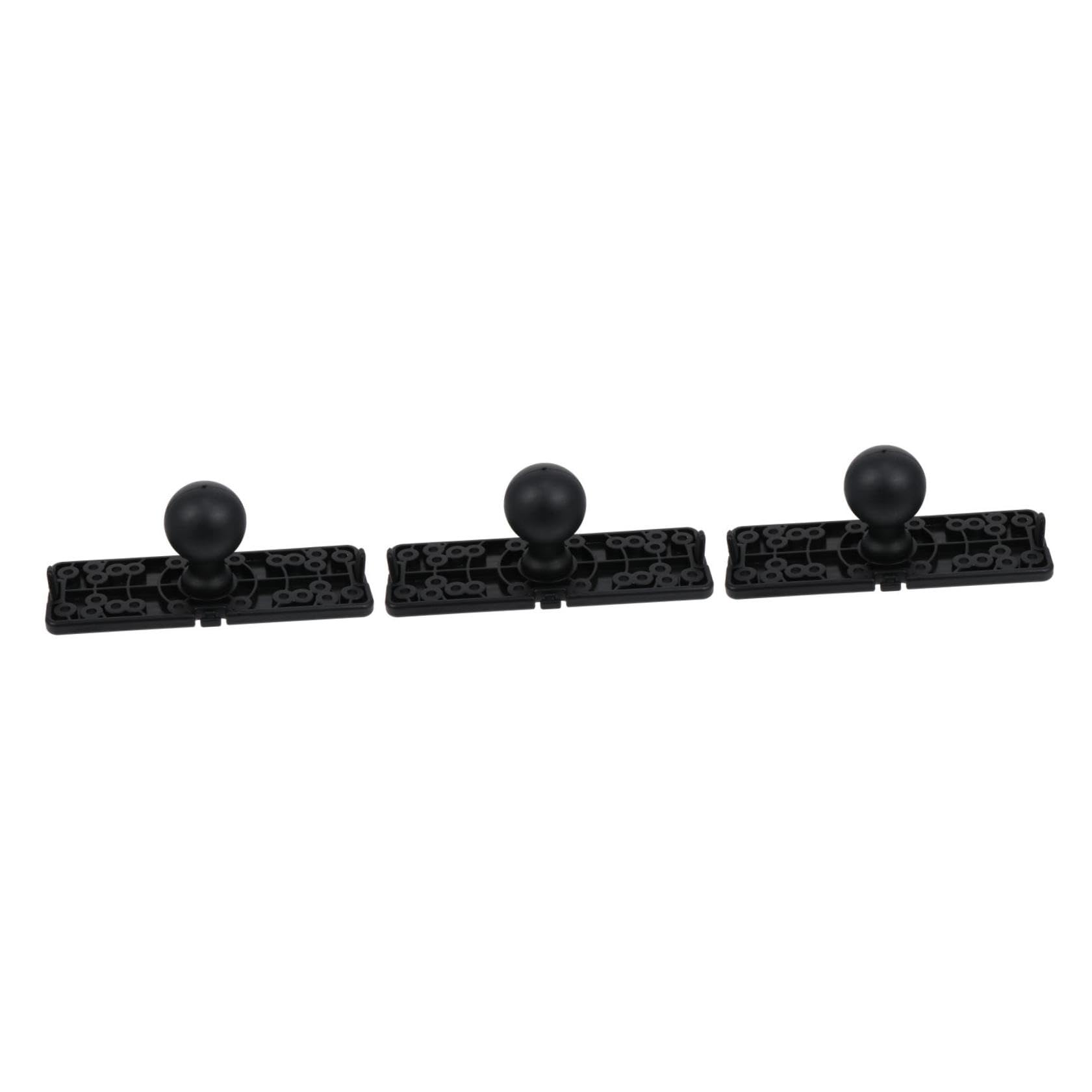 HOMSFOU Halterung für Fischfinder Ball Angelrutenhalter für Boot teleskopisch Fischfinder liefern Bootsrute plat kanu zubehör Fischfindergestell Basis für Fischfinder Nylon Black