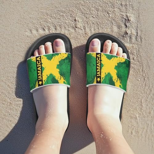 Image of Boy & Girls Slide Sandals Kids Shower Shoes Non Slip Summer Slippers Beach Sandals