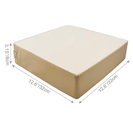 Sunmall Dining Chair Heightening Cushion Portable Dismountable Adjustable Highchair Booster for Baby Toddler Kids Infant Washable Thick Chair Seat Pad Mat (Khaki+Brown)