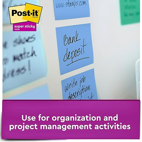 Notes pop-up Super Sticky Post-It à forte adhérence pour surfaces verticales - 5
