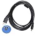 Produktbild HQRP USB zu Mini USB Kabel / 3m Kabel für Sony VMC-14UMB / VMC14UMB / 182393111 plus HQRP Untersetzer