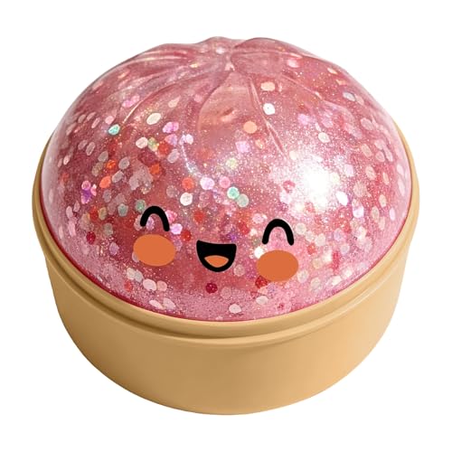 Dumplings Squishy, Mystery Dumpling Squishy Sorpresas con Brillo, Antiestres Squeeze Fidget Toy para Adultos