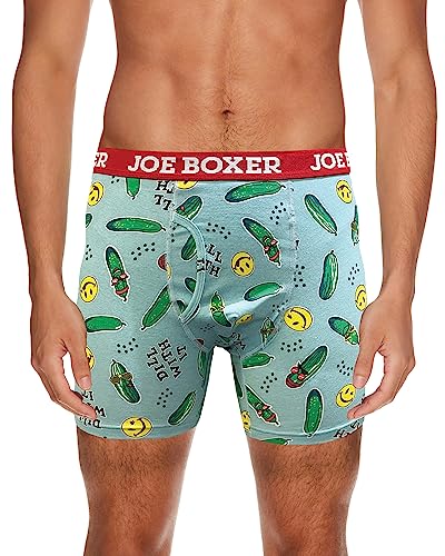 JOE BOXER Mens Boxer Briefs 4-Pack – Breathable Cotton Stretch Boxer Briefs for Men Pack of 4 - Mens Underwear3