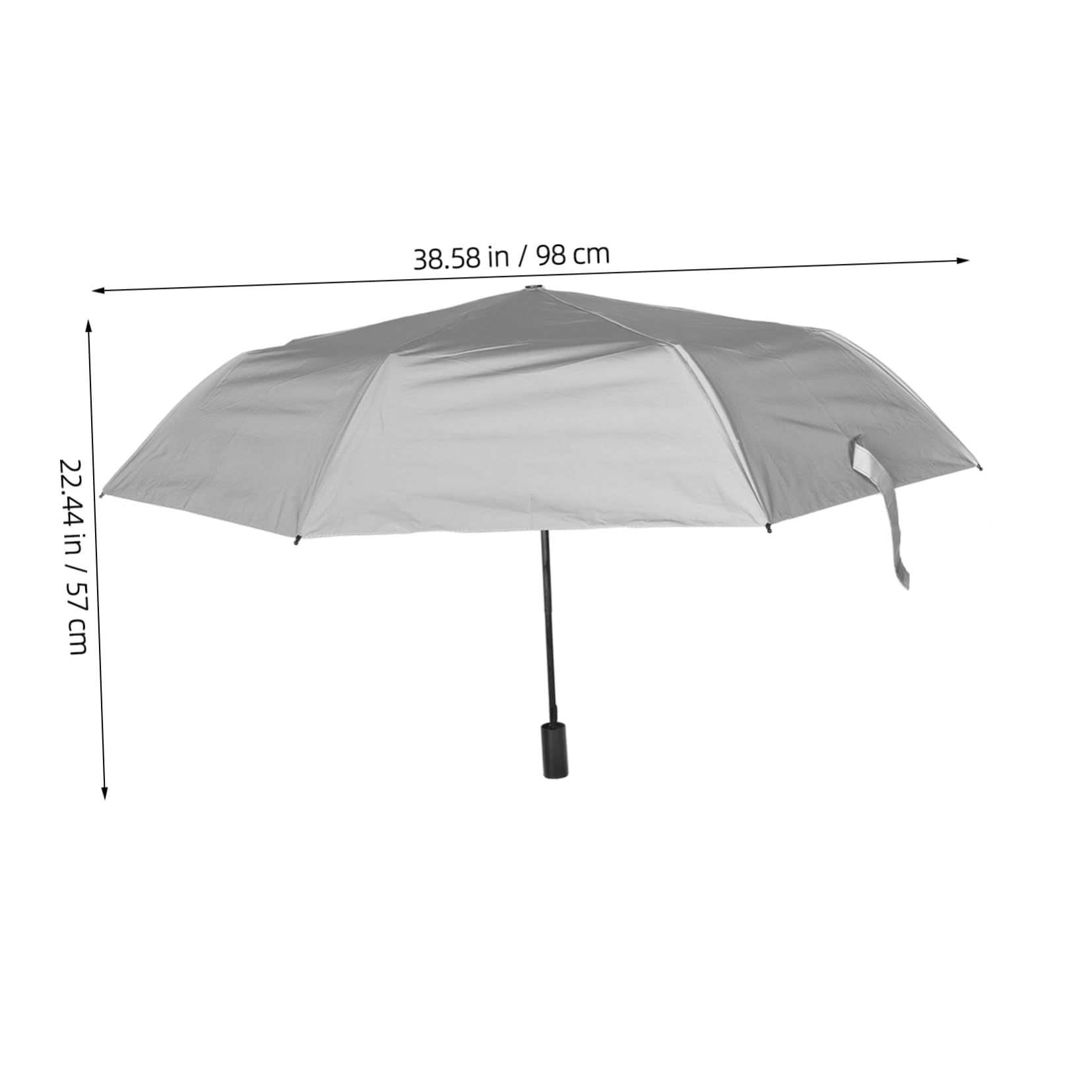 ORFOFE Paraguas Compacto Reflectante y Resistente para y Sol Gran para Estudiantes y Familiar Protección UV y Visibilidad Nocturna