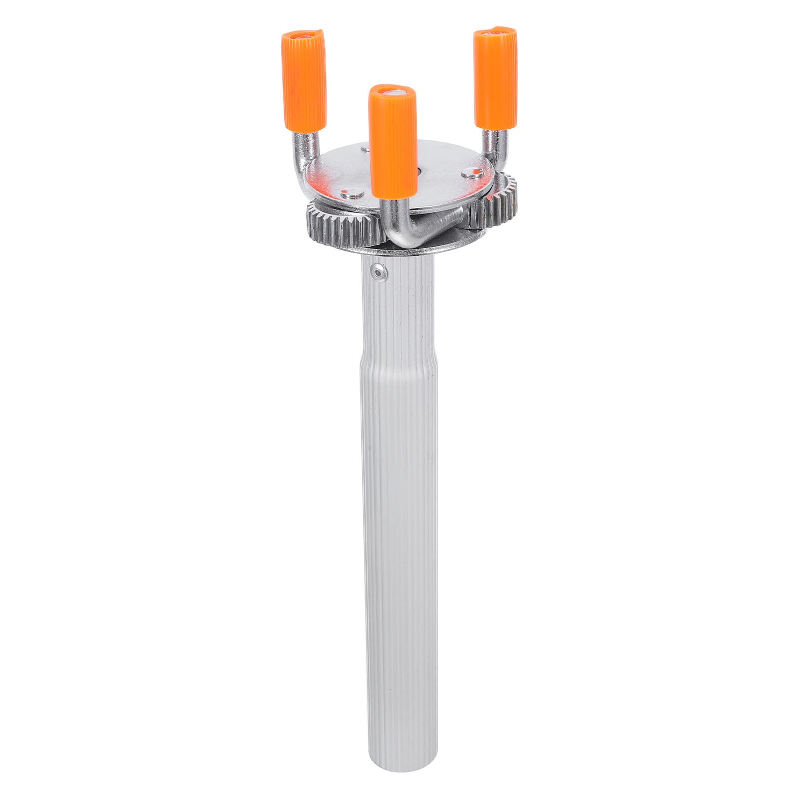 Dispositivo de Extracción con Cabezal de Garra Herramienta de Instalación y Desmontaje y Varilla Corta de Aleación de Aluminio, Accesorio de Detector de Humo para Techos Altos