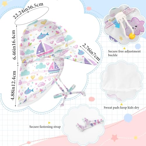 Sailboat Island Cartoon Toddler Boy Girl Sunhat Boy Summer Hats Baby Girls' Sun Protection Adjustable Travel Essentials4