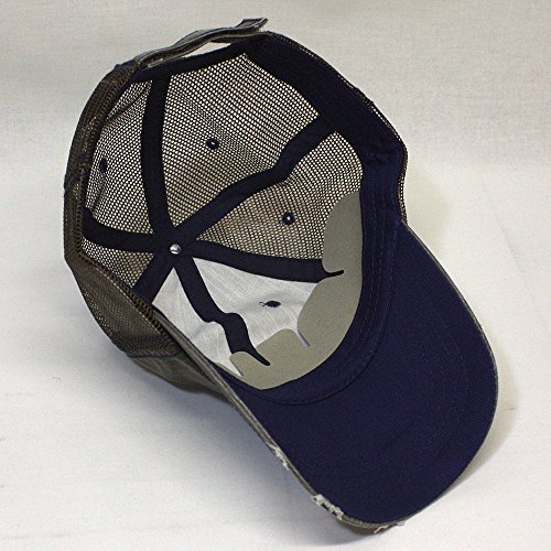 Image of The Vintage Year Distressed Cotton Unstructured Soft Mesh Breathable Adjustable Dirty Wash Dad Hat Trucker Baseball Cap