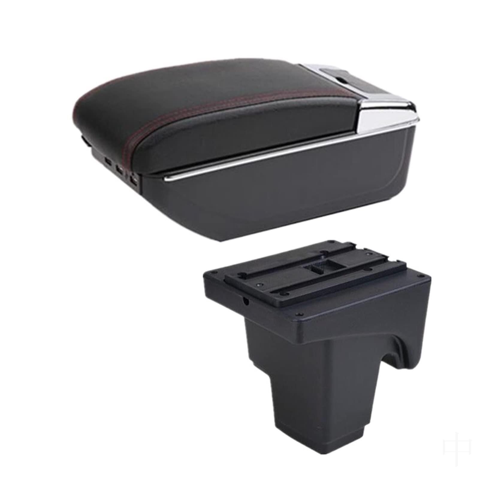 GTDTKGANAK Storage Box For For Focus 3 MK3 2011-2018 Armrest Center Console Storage For Box with USB(C2 7usb)