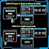 Treedix USB Cable Tester with 2.4 Color Screen for eMarker Reading, PD 3.0/3.1 Detection, Resistor and Continuity Check, Compatible with Lightning, Type-C, Micro-B 2.0/3.0, and Mini-B Cables