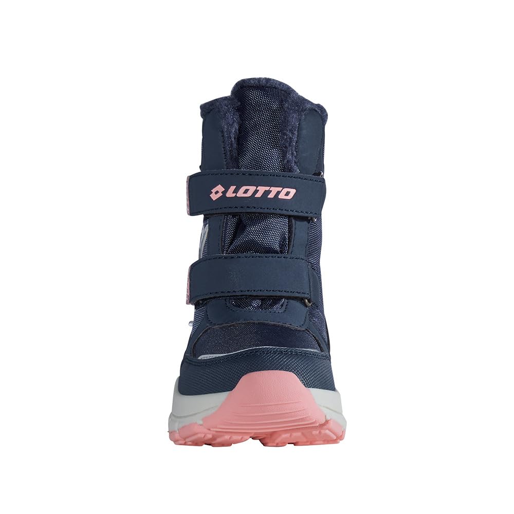Lotto Brinka Tex K - Botas unisex para niños, color rosa marino, talla 9.5