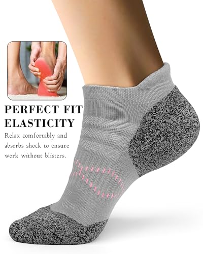 OGW Running/Hiking/Athletics Ankle Socks for Women 5/6 Pack- Thick Cushioned Sock with Arch Support and Moisture-Wicking2