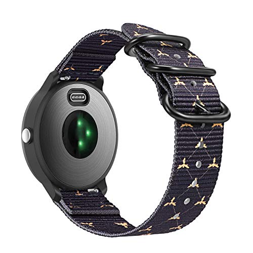 Fintie Band Compatible with Garmin Vivoactive 3, 20mm Soft Nylon Replacement Strap B
