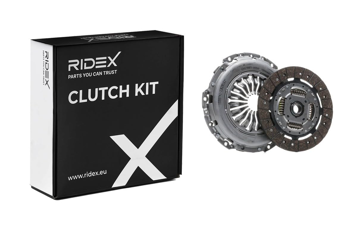RIDEX 479C0150 Kit frizione con spingidisco frizione con disco frizione senza cuscinetto disinnesto Compatibilità con FORD TRANSIT CONNECT P65, P70, P80