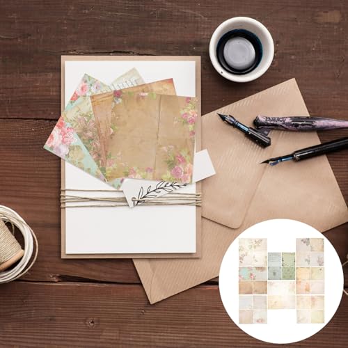 Papel Retro para Álbumes de Recortes e Ideas de Diarios Creativos 4