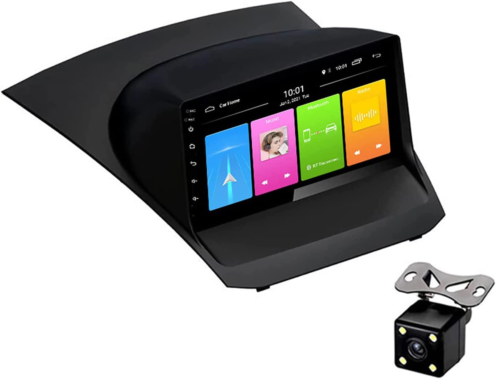 Radio de Coche Android 12 Radio para Ford Fiesta 2009-2017 Navegación GPS 9,7 Pulgadas Unidad Principal HD Pantalla Táctil Reproductor Multimedia Compatible con WiFi Bluetooth SWC FM USB Cámara HD — view 12