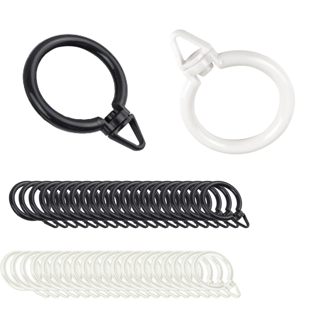 Amazon.co.jp: カーテンリング スライドリング フック カーテン 360