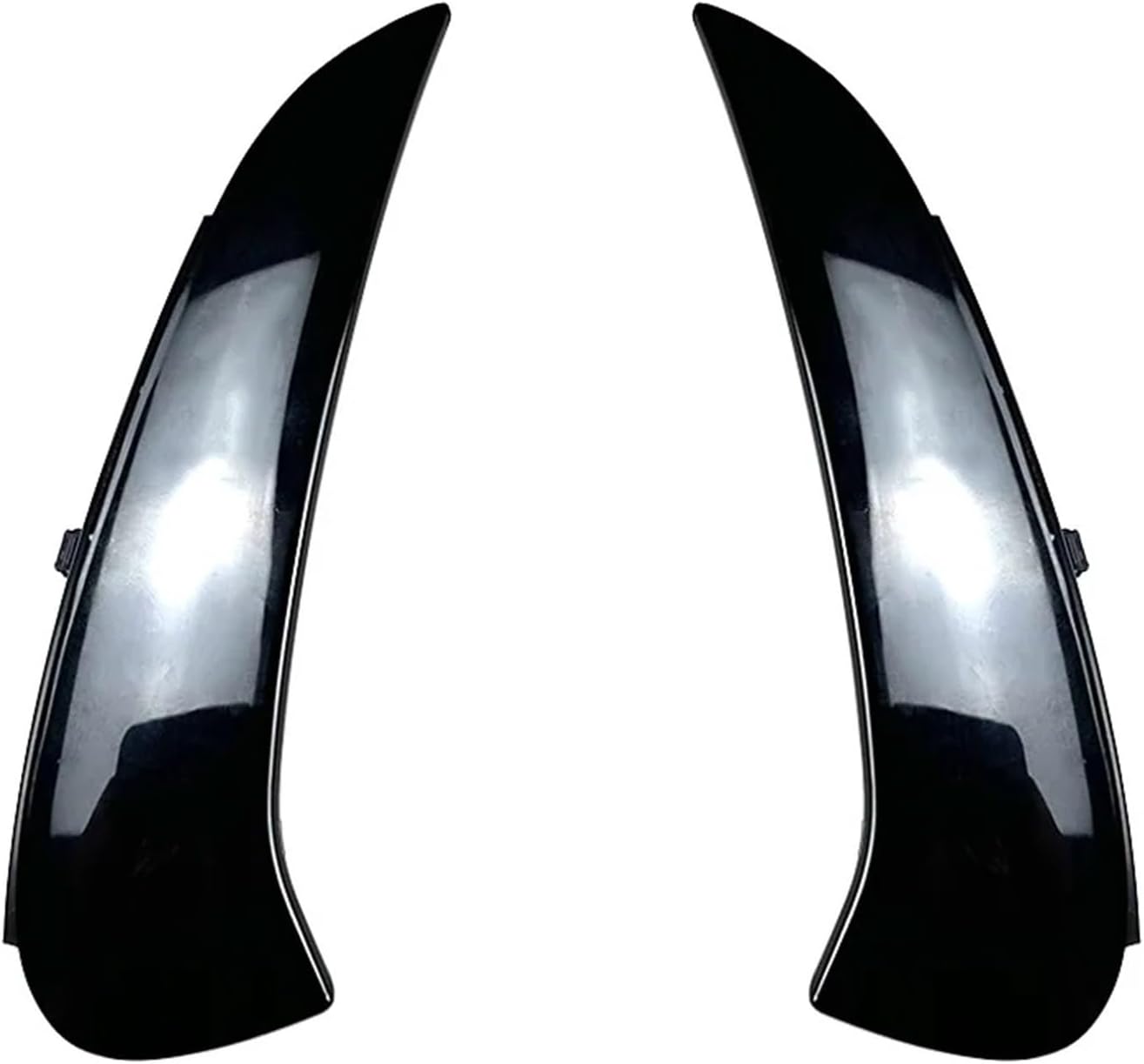 Car Rear Bumper Splitter Side Spoiler Air Vent Wind Knife Body Kits Compatible with Benz C-Class W206 C260 C43 C63 AMG 2022 2023(Glossy Black)