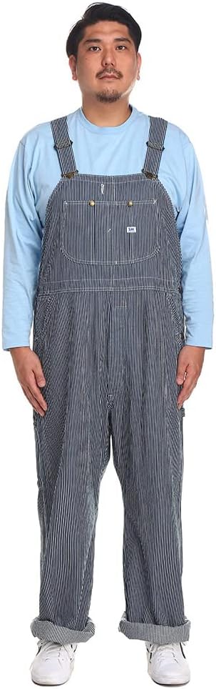 サカゼン Lee 大きいサイズ メンズ ヒッコリー ストライプ