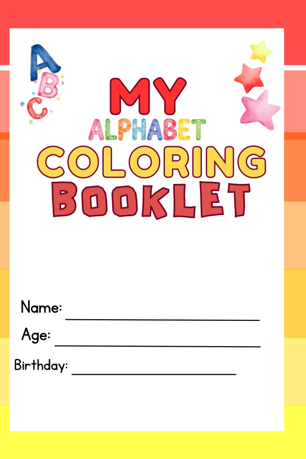 My Alphabet Coloring Booklet