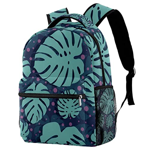 Sac à dos de voyage Leisure Campus imprimé tropical foncé taille Medium
