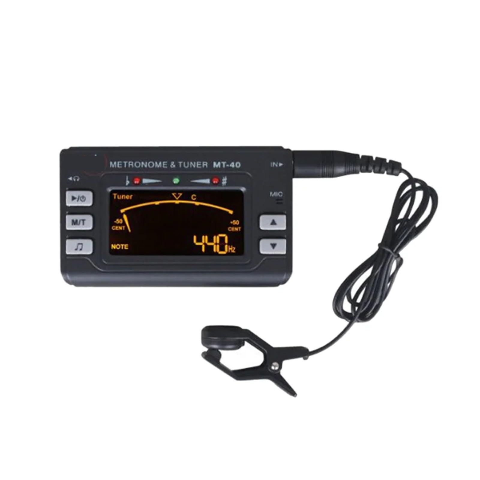 MT-40 LCD gitara metronom generator tonów gitarowych tuner gitarowy (MT-40Guitar violin)