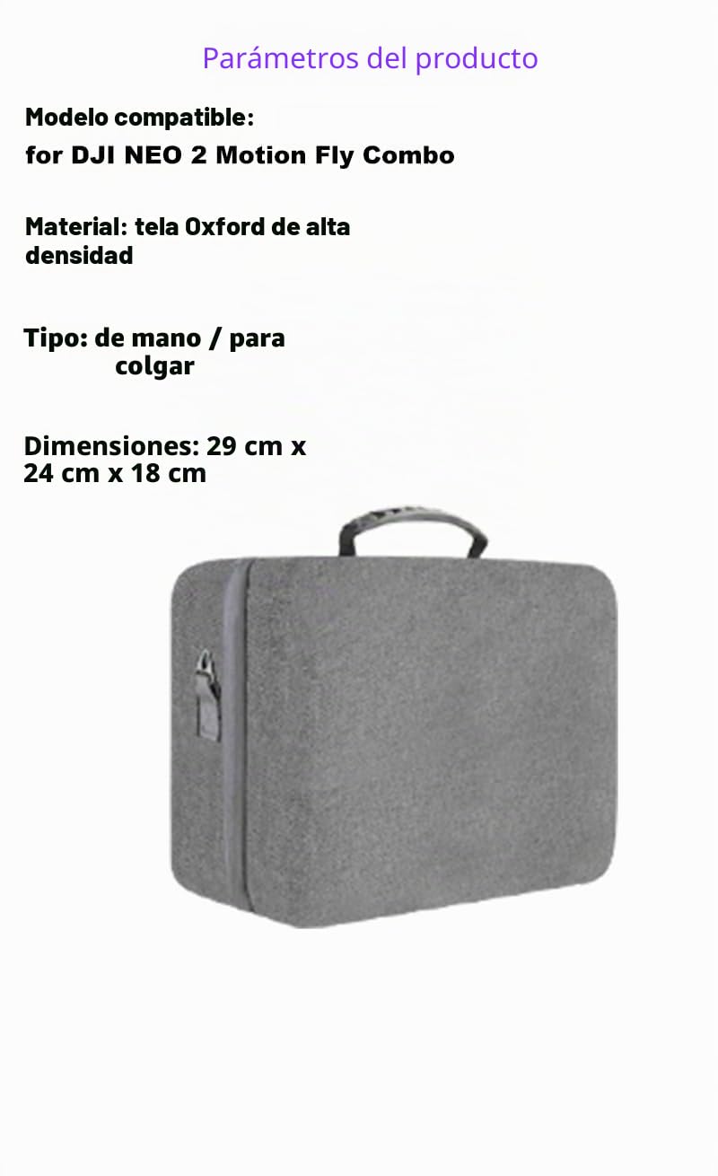 Funda de transporte para DJI Neo 2 Motion Fly More Combo, bolsa de hombro portátil de almacenamiento de viaje para gafas N3, RC Motion 3, hub de carga y otros accesorios para drones, Opción 4