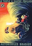  Carnet ligné Affiche Automobiles Brasier