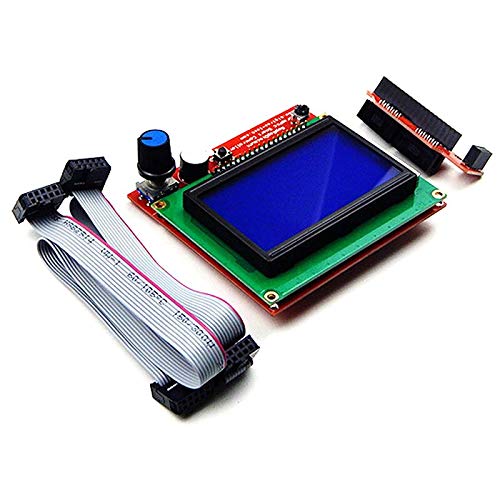 Lysee 3D Printer Parts & Accessories - LCD 12864 Smart Display Controller Adapter for 3D RAMPS 1.4 Prusa Mendel UY8 - (Color: Green)