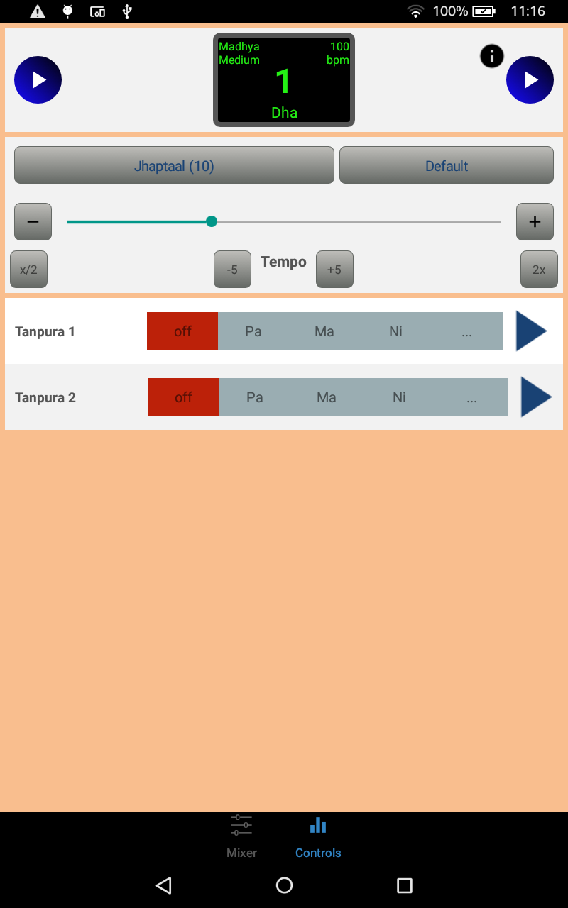 Sur Sadhak Tabla, Tanpura for Indian Classical Vocal for Android