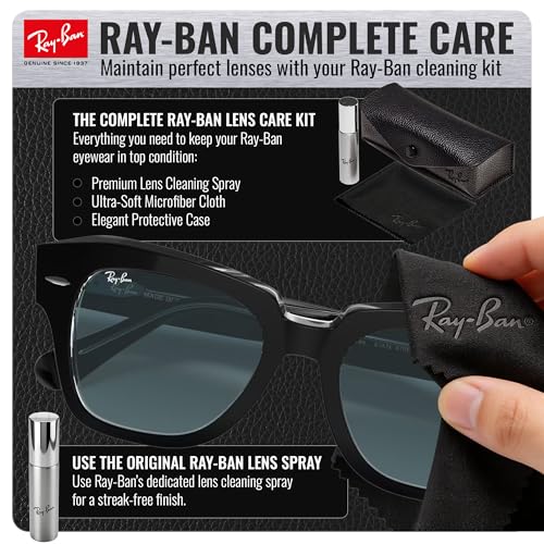 Image of Ray-Ban RB2186 STATE STREET Square Shaped Sunglasses for Women with Official RAYBAN Eyewear Kit