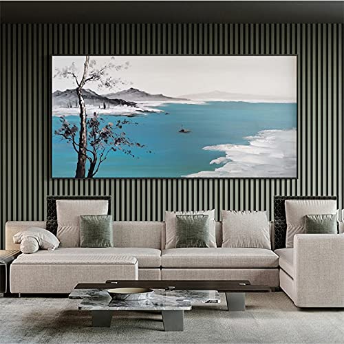 Kit diamant peinture 5D mer xxl broderie strass complet adulte mosaïque 80x220