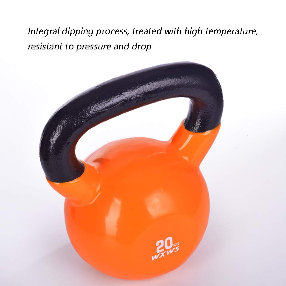 Kettlebell HUAHUA Colorato Fitness, Antiscivolo Rivestito in Gomma, Uomini E Donne Formazione Fitness Equipment, 2kg, 4kg, 10kg, 12kg, 14kg, 16kg, 18kg, 20kg (Size : 14kg)