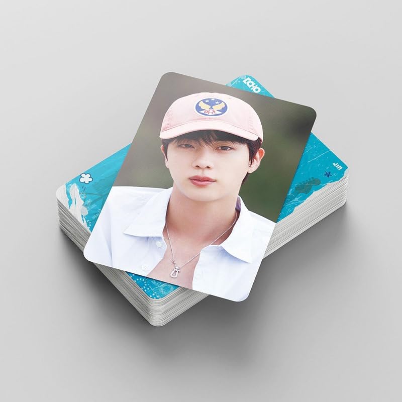 haianallo Cartões fotográficos BTS JIN 55 peças novo álbum pessoal