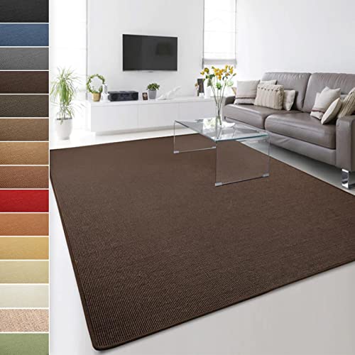 Floordirekt 100% reines Sisal - Sisalteppich - Teppich für Wohnzimmer - Naturfaser - Läufer...