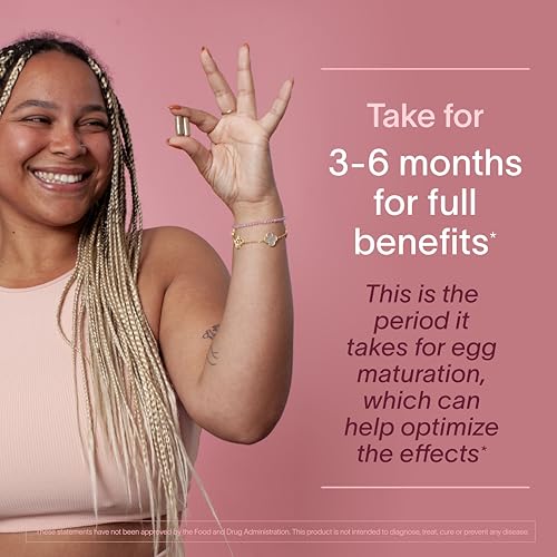 Fertility + Egg Health | Fertility Booster | Ovarian Health, Egg Quality, Ovulation & Healthy Conception Support | CoQ10, Folate + Key Ingredients | Science-Backed Women’s Supplement, 60 Ct - Image 6