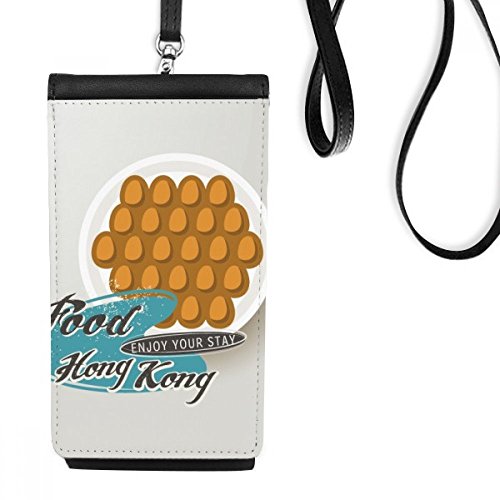 Smartphone bourse en cuir Hong Kong Egg Puff pour sorties et balades