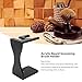 Acrylic Shaving Brush Stand Black Shaving Brush and Razors Holder Beard Grooming Brush Holder Stand for Razor and Shaving Brush Shave Accessory