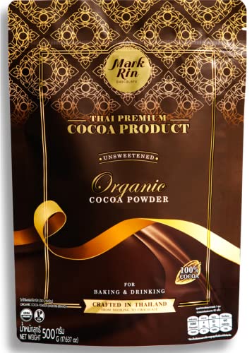 Organic Cocoa Powder Unsweetened (17.6 Oz). Raw Usda Certified Organic Cacao Powder Rich Chocolate Flavor With No After Taste. Keto Friendly, Gluten Free, Vegan. Certified Organic Dark Chocolate Powder For Baking And Drinks #TOP28