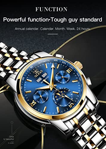 Image of OLEVS Mens Automatic Watches Luxury Self Winding Mechanical