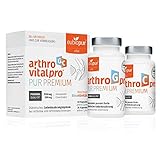 eubiopur Arthro Vital Pro Pur Premium G+C| Gelenkkapseln hochdosiert | Monatsvorrat mit 60 Glucosaminsulfat und 30 Chondroitinsulfat Kapseln gegen Arthrose| Diätetische Gelenknahrung aus Deutschland