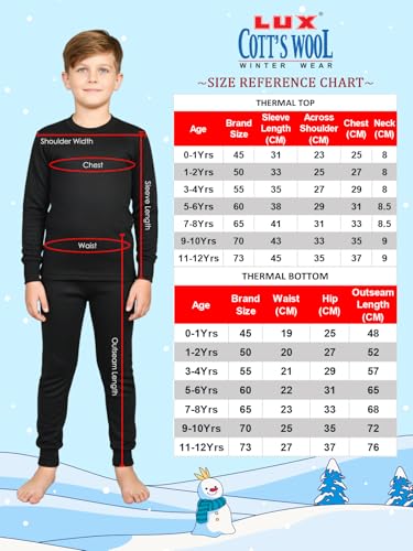 Image of Lux Cott's Wool Boys Thermal Set
