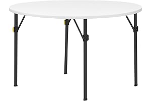 Foldable Round Table: Space-Saving Solution for Every Occasion
