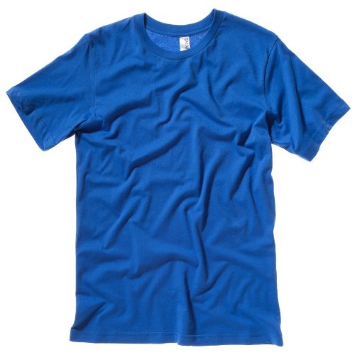 T-shirt jersey bleu roi anti-déformation pour un style toujours net