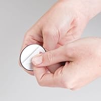 Vista 6 de iDesign York AFFIXX - Ganchos de almacenamiento autoadhesivos de plástico sin BPA, 2.3 x 2 x 1.5 pulgadas, bronce (paquete de 2)