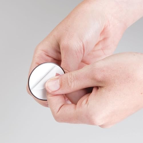 Miniatura 6 de iDesign York AFFIXX - Ganchos de almacenamiento autoadhesivos de plástico sin BPA, 2.3 x 2 x 1.5 pulgadas, bronce (paquete de 2)