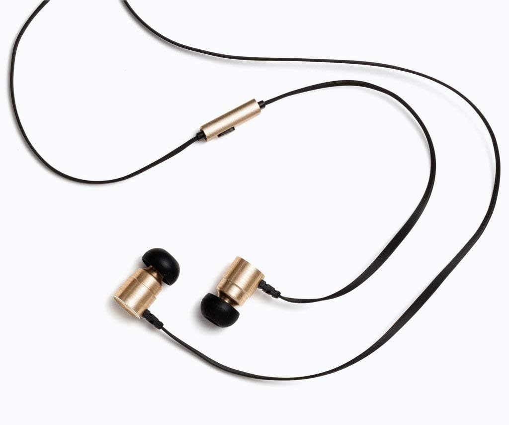 Symphonized MTL Earbuds Dual Driver Heavy Bass Premium in-Ear Noise-isolating Headphones, Earphones with Mic (Gold) image 2
