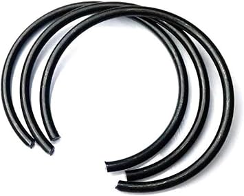 Round Wire Snap Rings Retaining Rings,Round Snap Ring,10Pcs Wire Diameter 2mm Spring Steel Round Wire Rings for Hole Retainer Circlips for Shaft OD=14mm113.5mm2x29x52x14x6