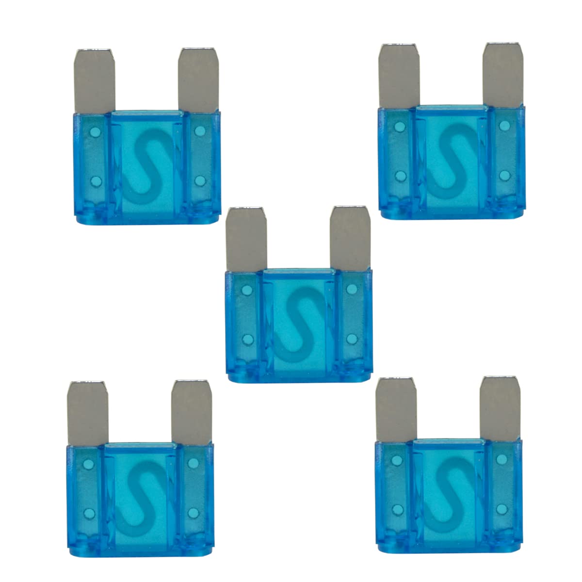 The Wires Zone 5 Pack of 60 Amp 60A Large Blade Style Audio Maxi Fuse for Car RV Boat Auto-image-48